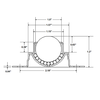 1Stsource Products 1" Main Ball Transfer 1SP-BT254-1100 BT254-1100